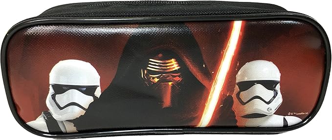 Disney Star Wars "The Force Awaken" Kylos and Storm Trooper Black Pencil Case Pouch Bag