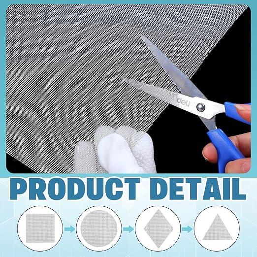 SATINIOR 2 Packs 11.8 x 39.3 Inch 304 Stainless Steel Woven Wire Mesh Fine