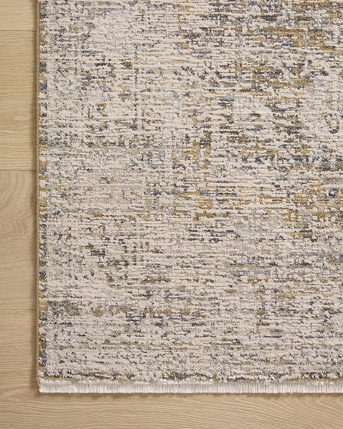 Loloi Amber Lewis Alie Collection ALE-05 Gold/Beige 2'-7'' x 12'-0'', .13'' Pile Height, Runner Rug