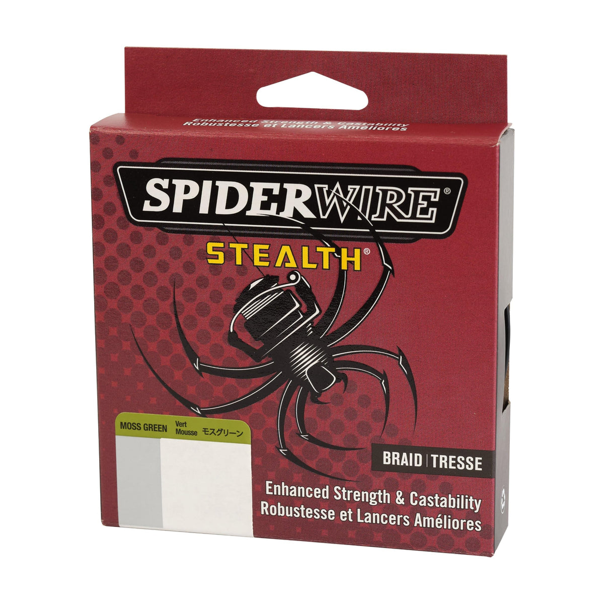 SpiderWire Stealth® Superline, Moss Green, 30lb | 13.6kg, 125yd | 114m Braided Fishing Line, Suitable for Freshwater and Saltwater Environments