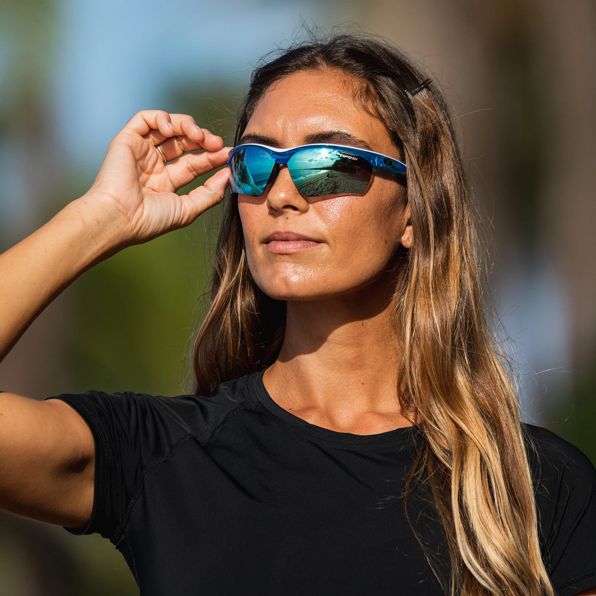Tifosi Vero Sunglasses (Skycloud, Clarion Blue/AC Red/Clear)