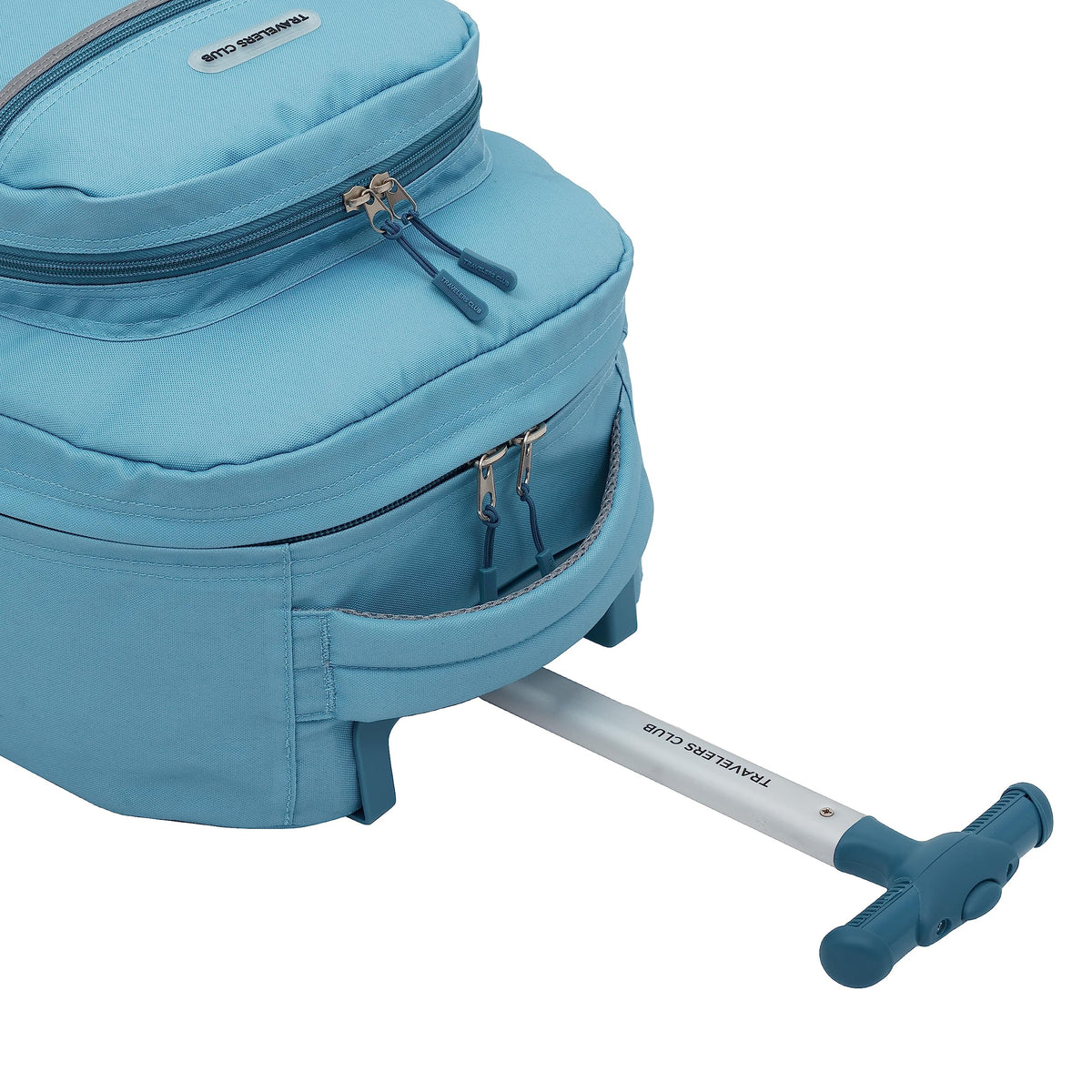 Travelers Club 18" Rolling Backpack with Shoulder Straps, Aqua