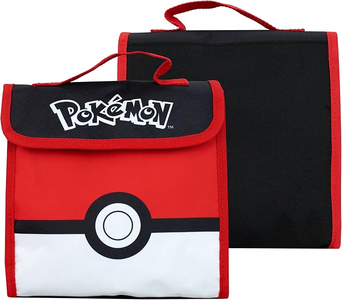 Pokémon School Bag 4 Piece Set | Kids Backpack And Lunch Bag Set With Pencil Case And Water Bottle | Children's Backpacks