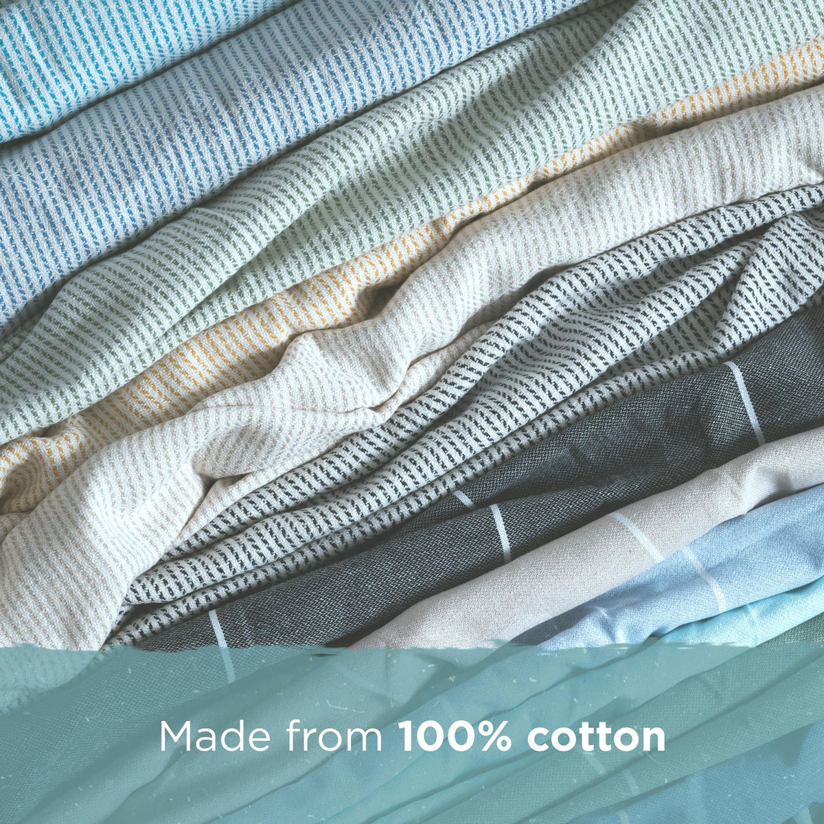 Cape Comforts Oversized Turkish Beach Towel, Diamond Dobby Aqua - 37'' x 67'' - Super Soft & Lightweight | Quick Dry Sand Free Travel Towels for Beach or Bath | Gifts