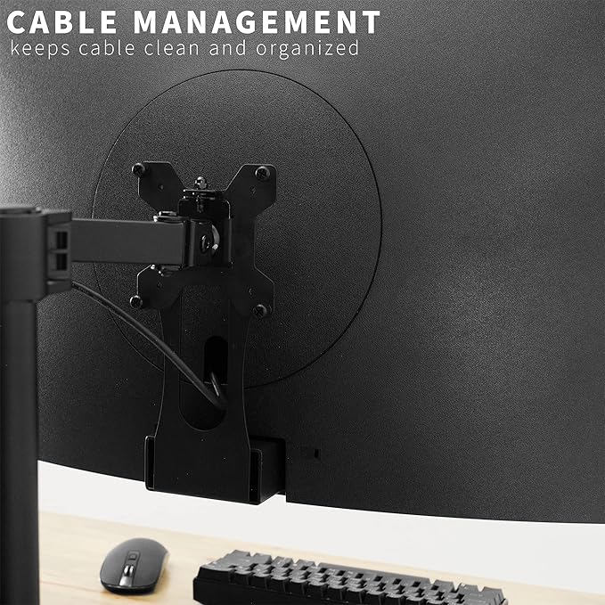 VIVO Quick Attach VESA Adapter Plate Bracket Designed for Samsung T55 Series Monitors, VESA up to 100x100, Black, MOUNT-SGT55