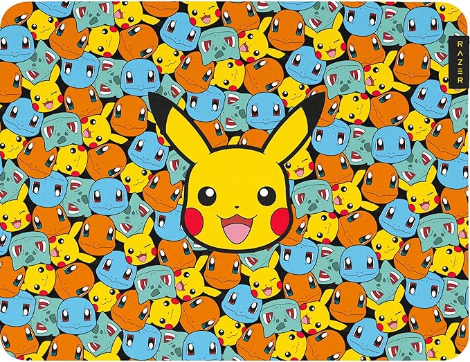 Razer Gigantus V2 Soft Gaming Mouse Pad (Medium): Textured Micro-Weave Cloth Surface - Thick, High-Density Rubber Foam - Non Slip Base - Pokémon Edition
