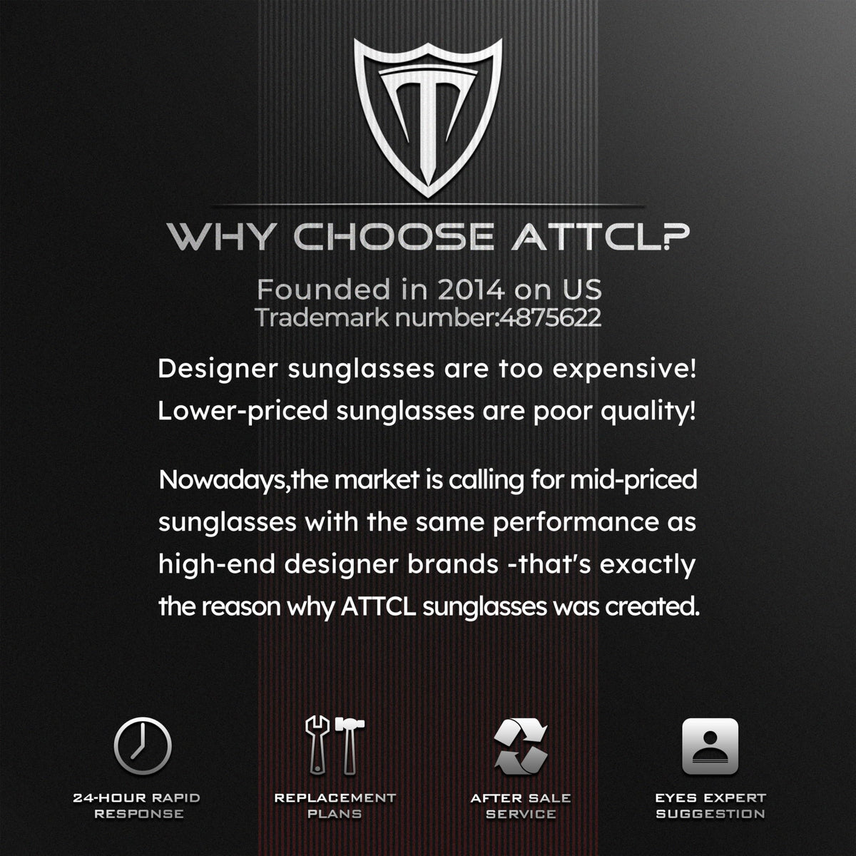 ATTCL Sports Polarized Sunglasses for Men: Secure Anti-Slip Lightweight TR90 Square Frame UV Protection for Driving Fishing Climbing 1124 Darkgreen Grey