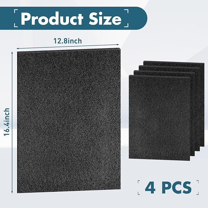 Pangda 4 Pack Activated Carbon Pre Filters Replacement Compatible