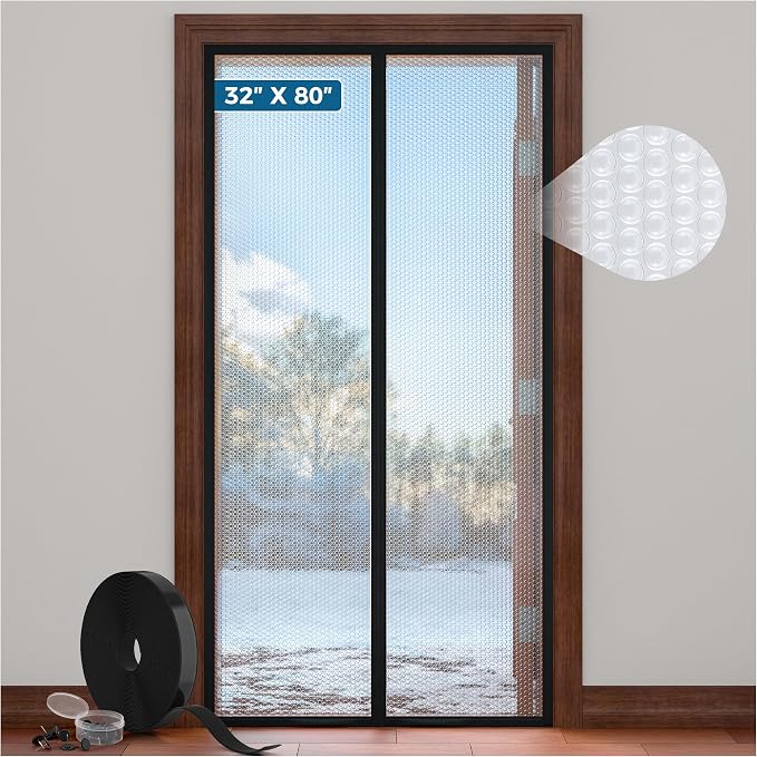 Magnetic Thermal Insulated Door Curtain