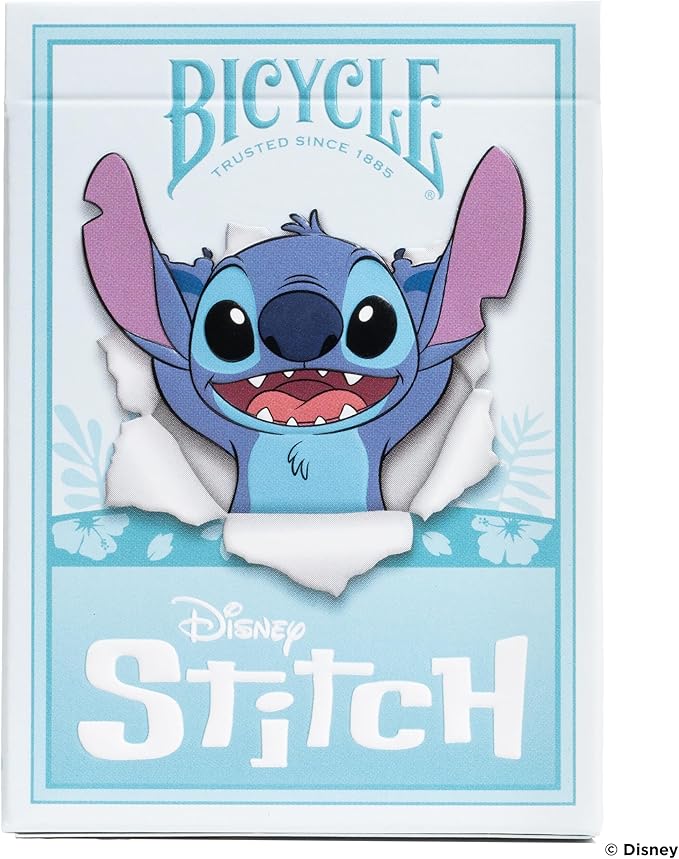 Bicycle Disney Stitch Inspired Playing Cards, Standard 52 Deck of Cards, Poker Size, Family & Kids Card Game
