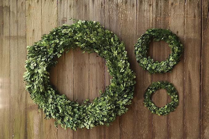 Creative Co-Op Preserved Genuine Boxwood Wreath