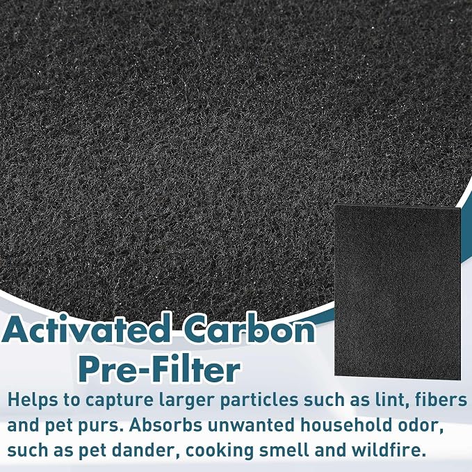 Pangda 4 Pack Activated Carbon Pre Filters Replacement Compatible