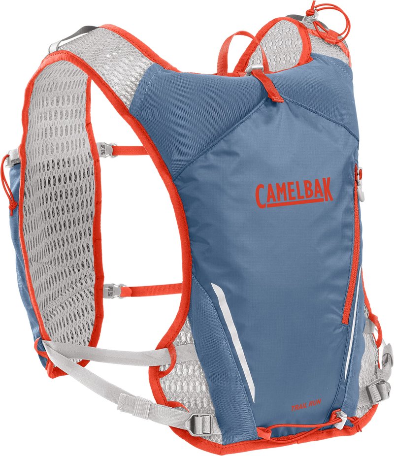 CamelBak Trail Run Hydration Vest with 34oz Capacity, Lightweight Breathable Design and Storage for Trail Running and Training, Black/Safety Yellow 2.0