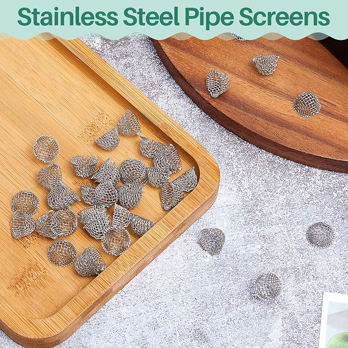 Funrous Stainless Steel Screens 3/4 Inch Conical Design Bowl Screen Filters