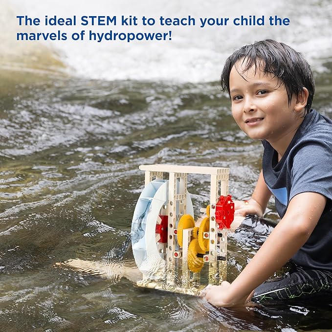 Thames & Kosmos Hydropower Science Kit | 12 Stem Experiments | Learn About Alternative & Renewable Energy, Environmental Science | Parents' Choice Recommended Award Winner