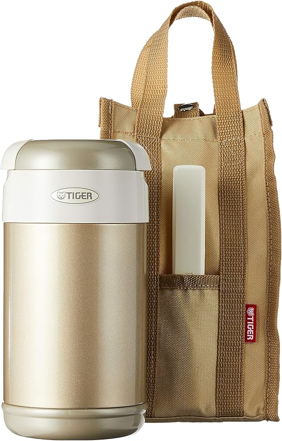 Tiger LWR-A092 Thermal Lunch Box, Champagne Gold