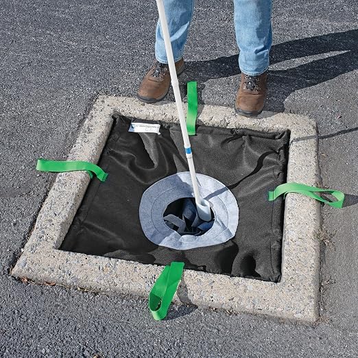 PIG Adjustable Frame Storm Drain Filter | Traffic Safe Sediment Filter | Inside