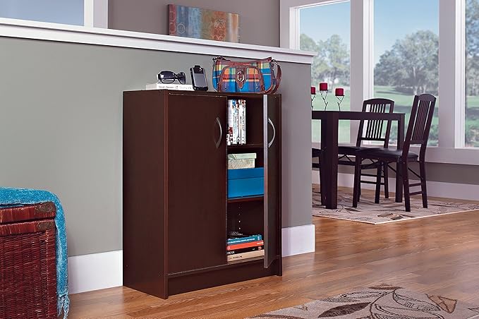 ClosetMaid 8925 Stackable 2-Door Organizer, Espresso