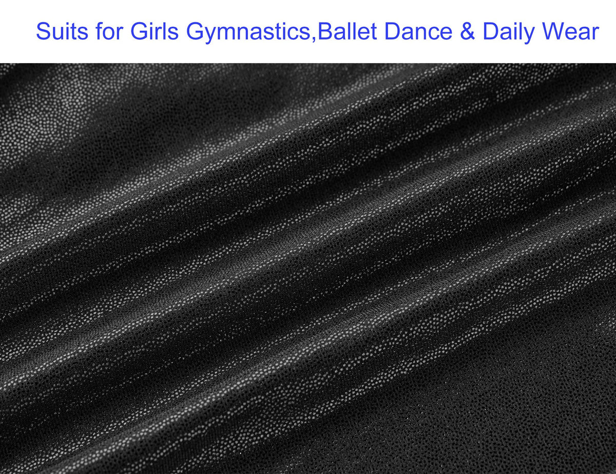 Domusgo Gymnastics Leotards for Girls Sparkly One Piece Tumbling Outfits