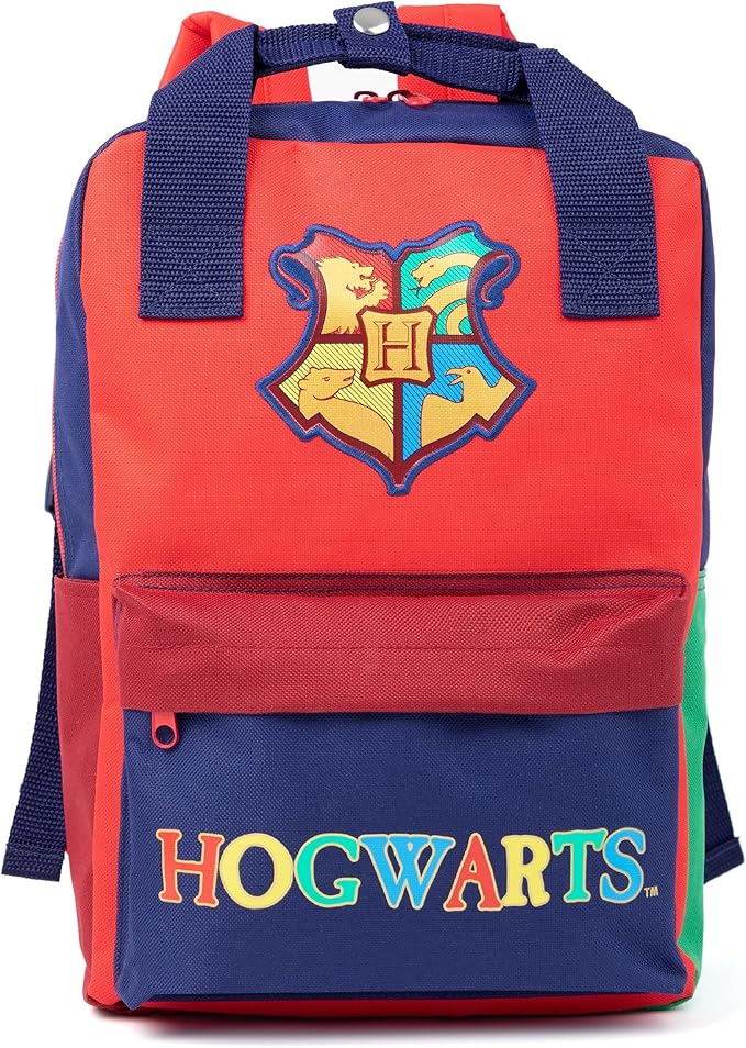 Harry Potter 4 Piece Backpack Set | Kids Hogwarts Rucksack Bundle with School Bag, Pencil Case, Lunch Bag & Water Bottle
