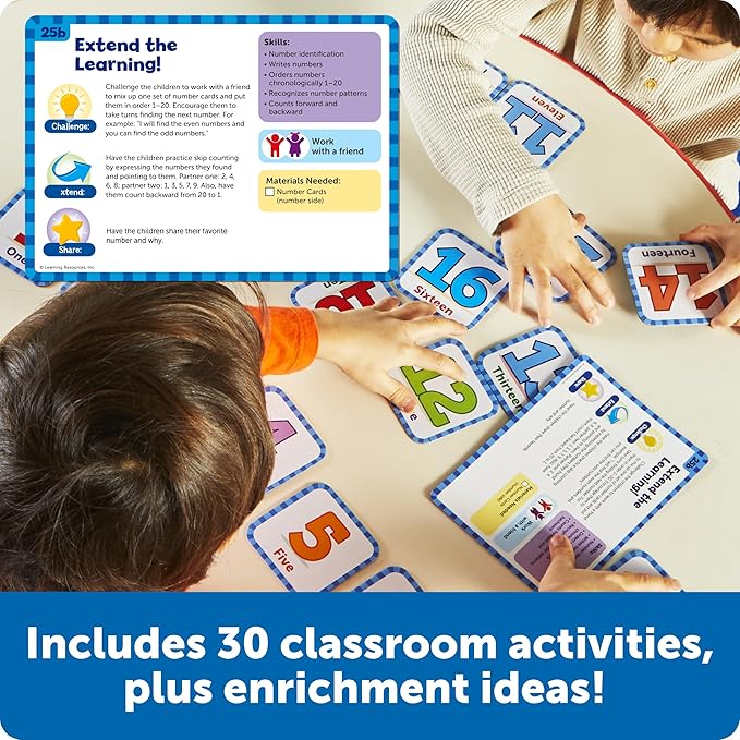 Learning Resources Skill Builders Preschool Small Group Kit, Alphabet Learning Toys, Letter and Number Recognition for Preschoolers, Classroom Math Games, Classroom Must Haves, Homeschool Supplies