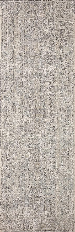 Loloi Amber Lewis Alie Collection ALE-01 Stone/Mist 2'-7'' x 10'-0'', .13'' Pile Height, Runner Rug