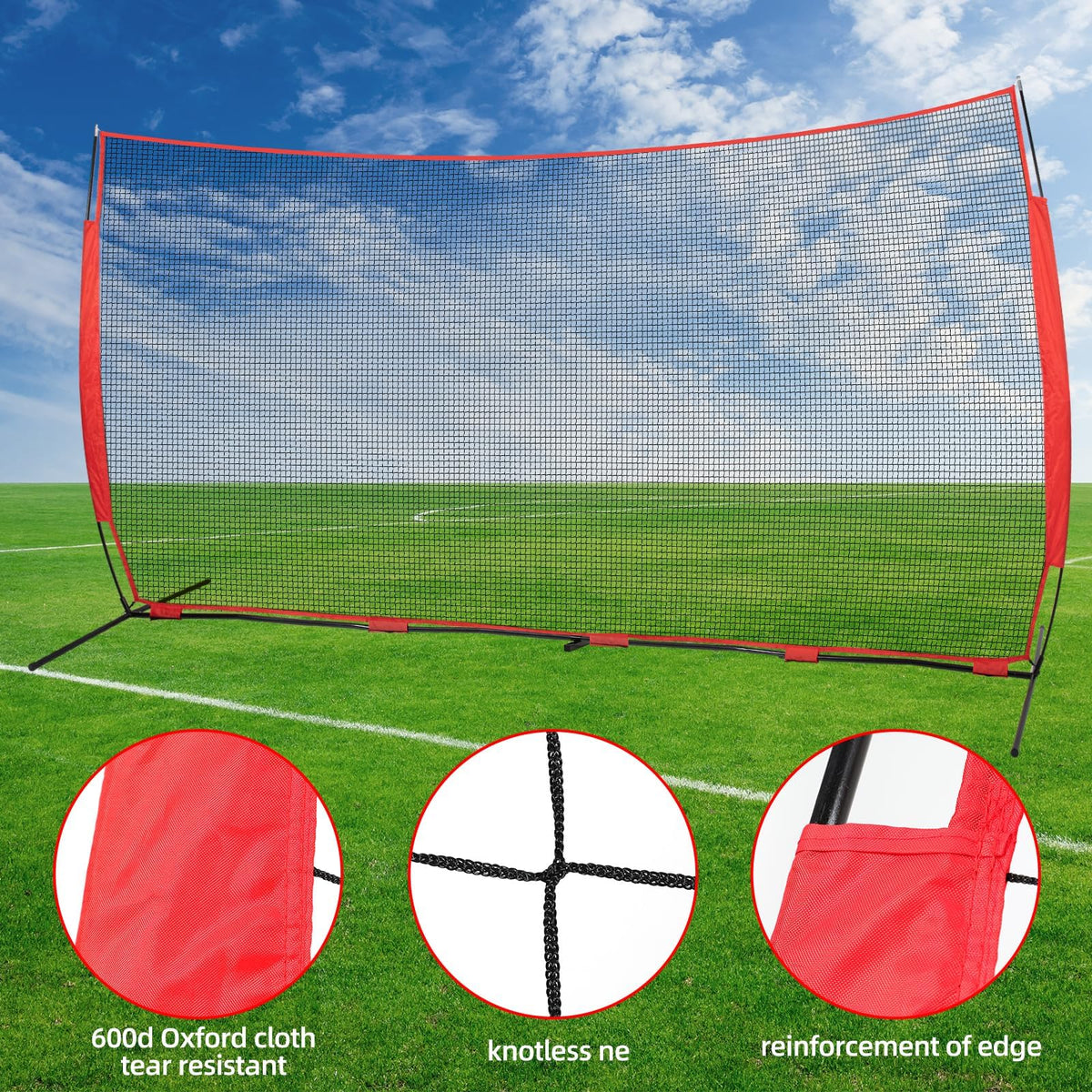 7x7ft /10x16ft /10x20ft Portable Stable Backstop Net172