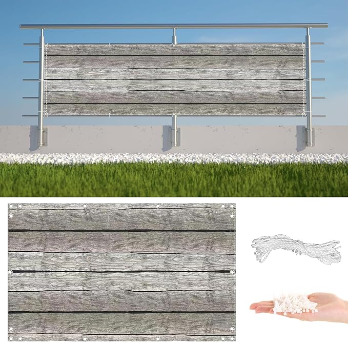 Privacy Fence Screen 3.9' x 6.6' UV Protection Weather-Resistant Privacy Screen