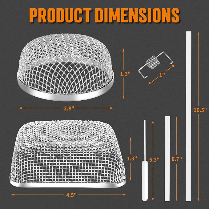 TONDA RV Furnace Vent Screen, Bug Screens Heater Vent Cover