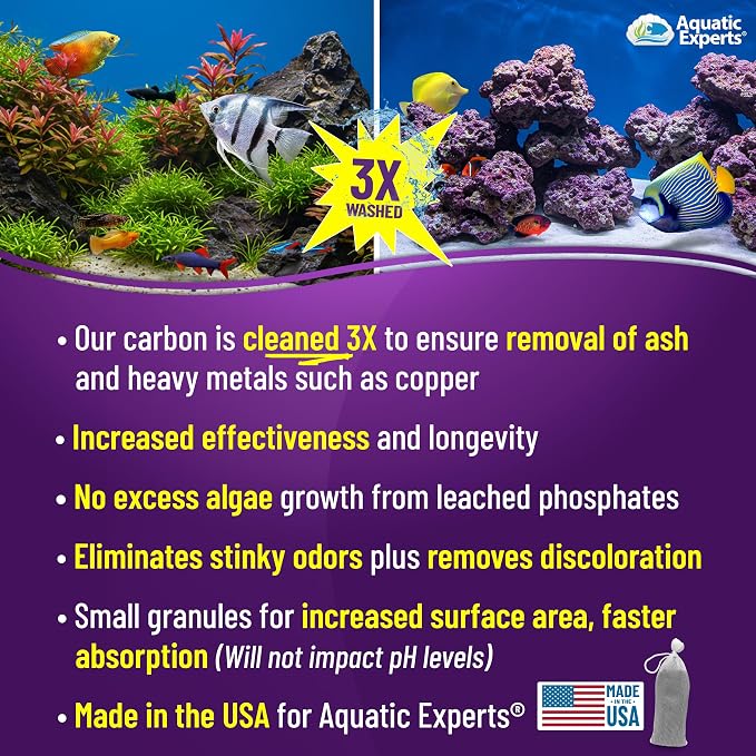 Premium Activated Carbon, Aquarium Carbon