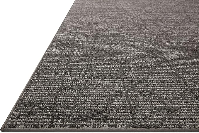 Loloi Kamala Collection KAM-06 Charcoal/Ivory 4'-0" x 6'-0" Accent Rug
