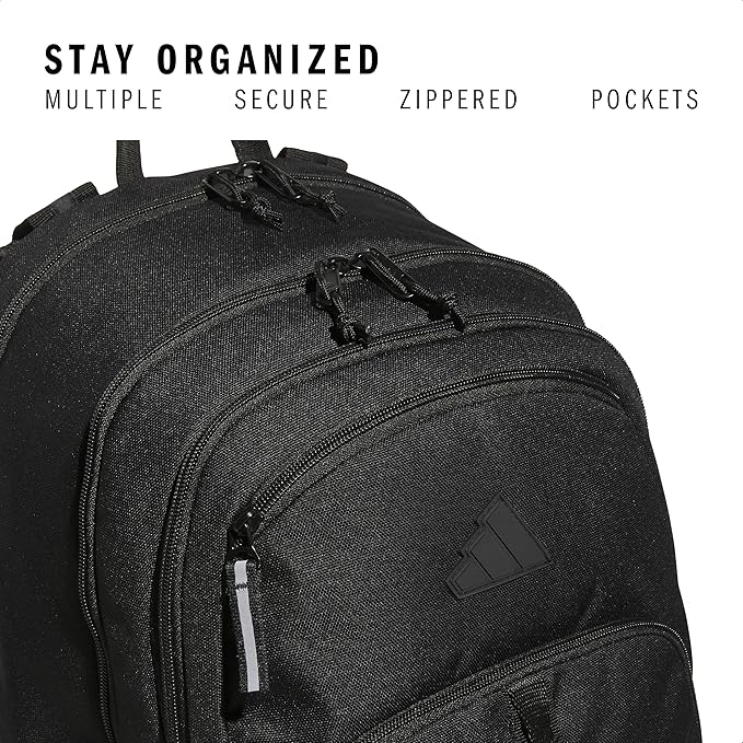 adidas Prime Backpack for Work, Travel Bag for Women and Men with Padded Compartment for Laptop