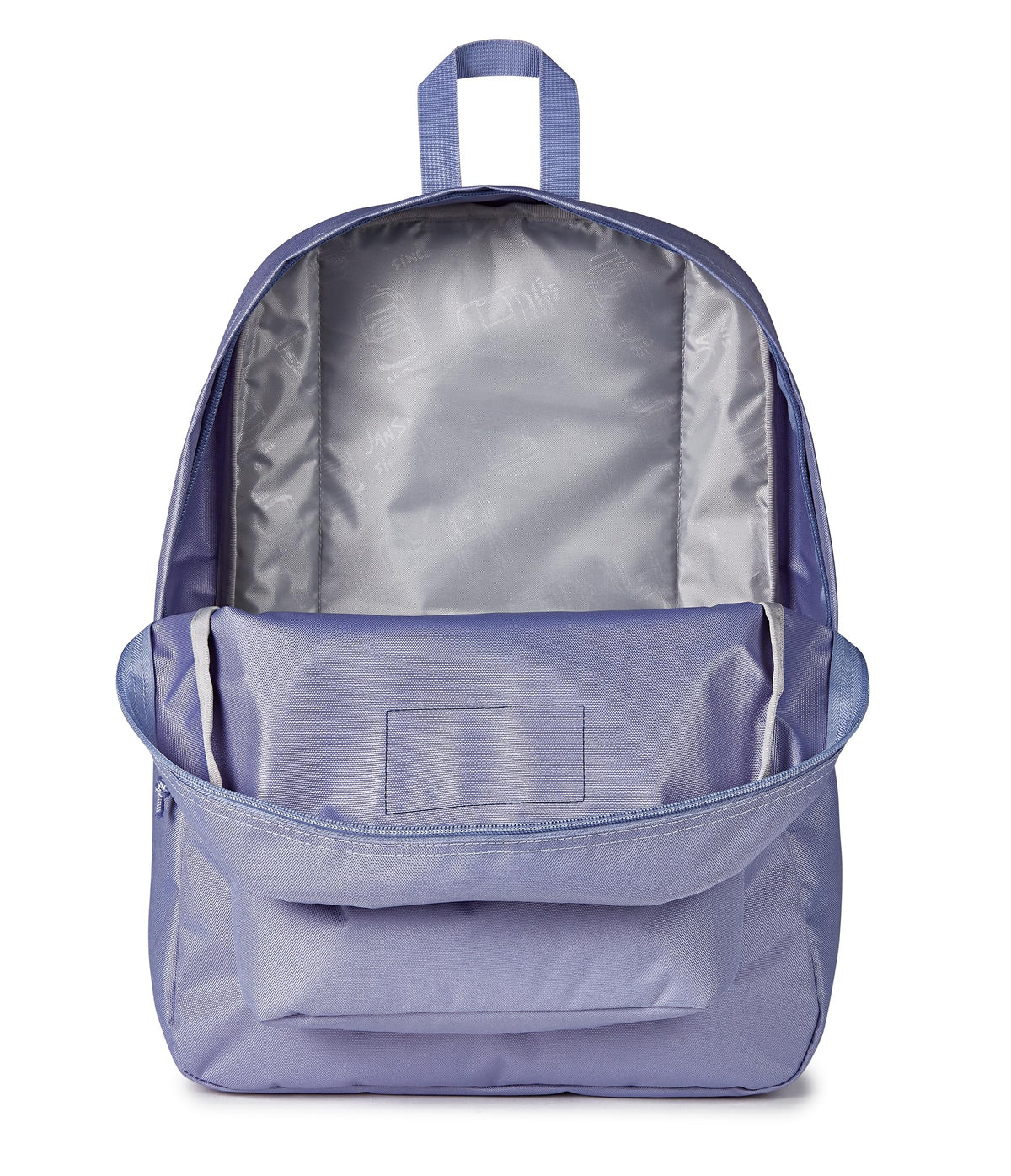 JanSport SuperBreak One Backpack - Durable, Lightweight Bag with 1 Main Compartment, Front Utility Pocket with Built-in Organizer, Premium Backpack, Lavender Ash