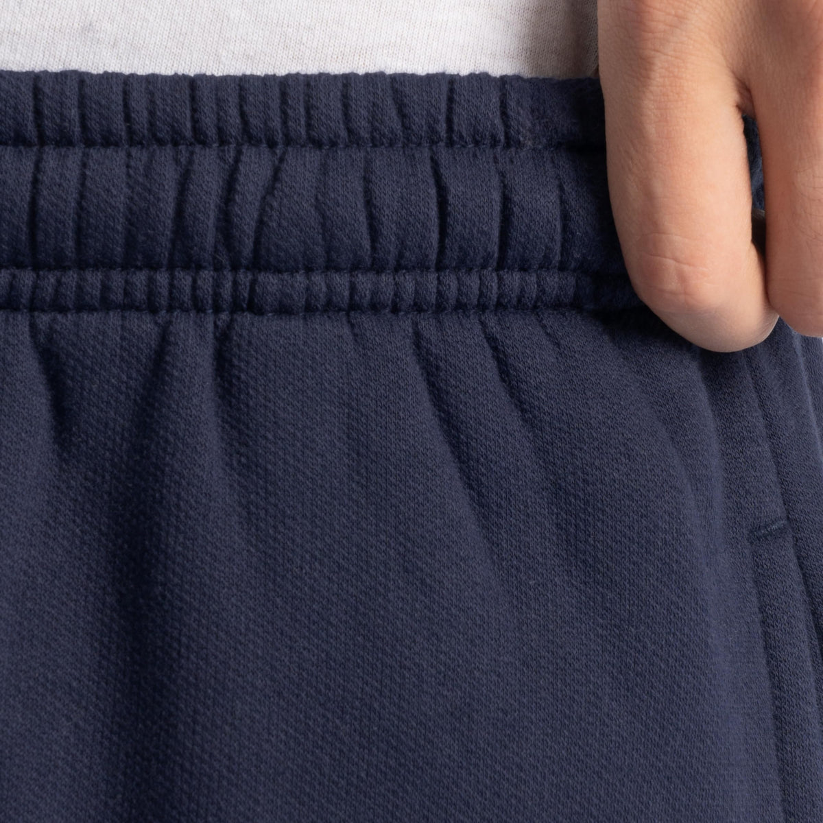 Fruit Of The Loom Mens Eversoft Fleece Elastic Bottom With Pockets, Relaxed Fit, Moisture Wicking, Breathable Sweatpants, Navy, Large US