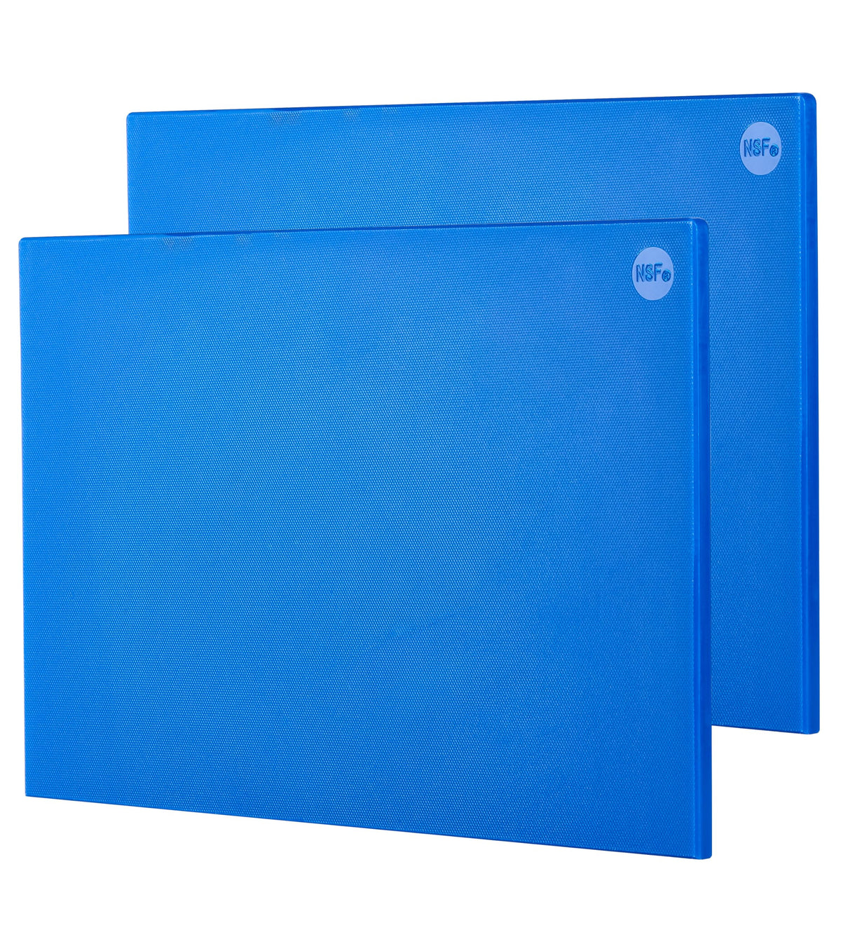 CURTA 2-Pack Green Cutting Boards for Kitchen, 18" x 12" x 0.5" Color Coded Plastic Chopping Board with Anti Slip Surface Dishwasher Safe