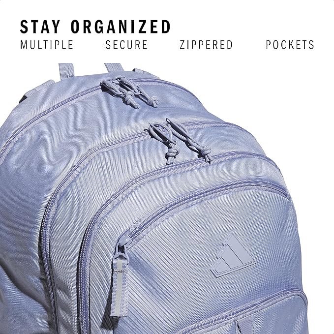 adidas Prime Backpack for Work, Travel Bag for Women and Men with Padded Compartment for Laptop