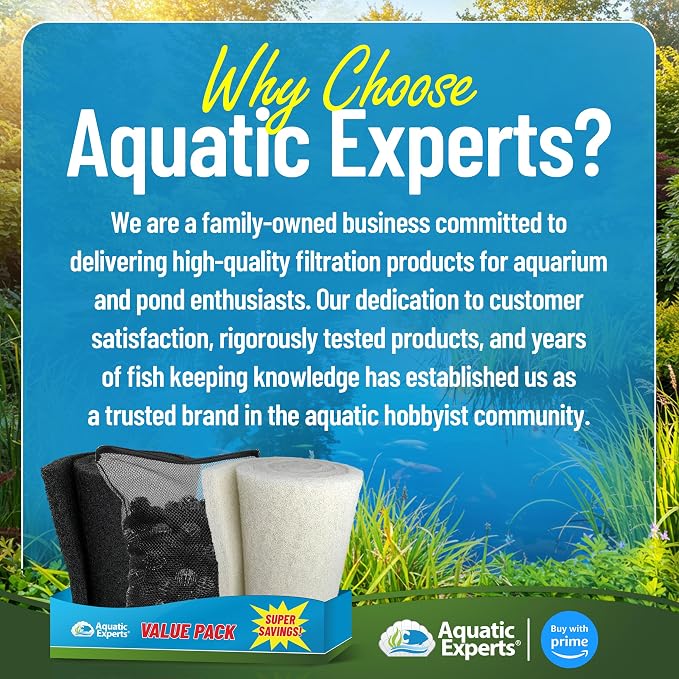 Aquatic Experts Classic Koi Pond Filter Pad COARSE – Bulk Roll Pond Filter Media