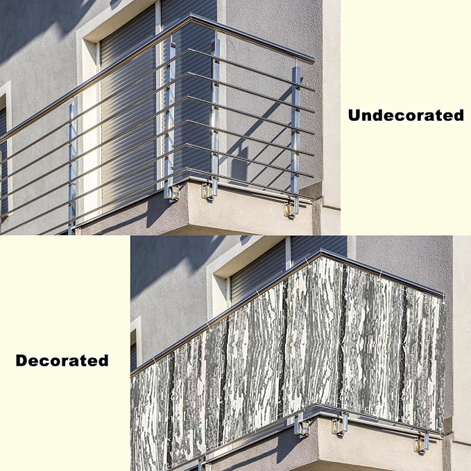 Privacy Screen Protector 3.6' x 49.2' Durable UV-Resistant Privacy Fence Panels