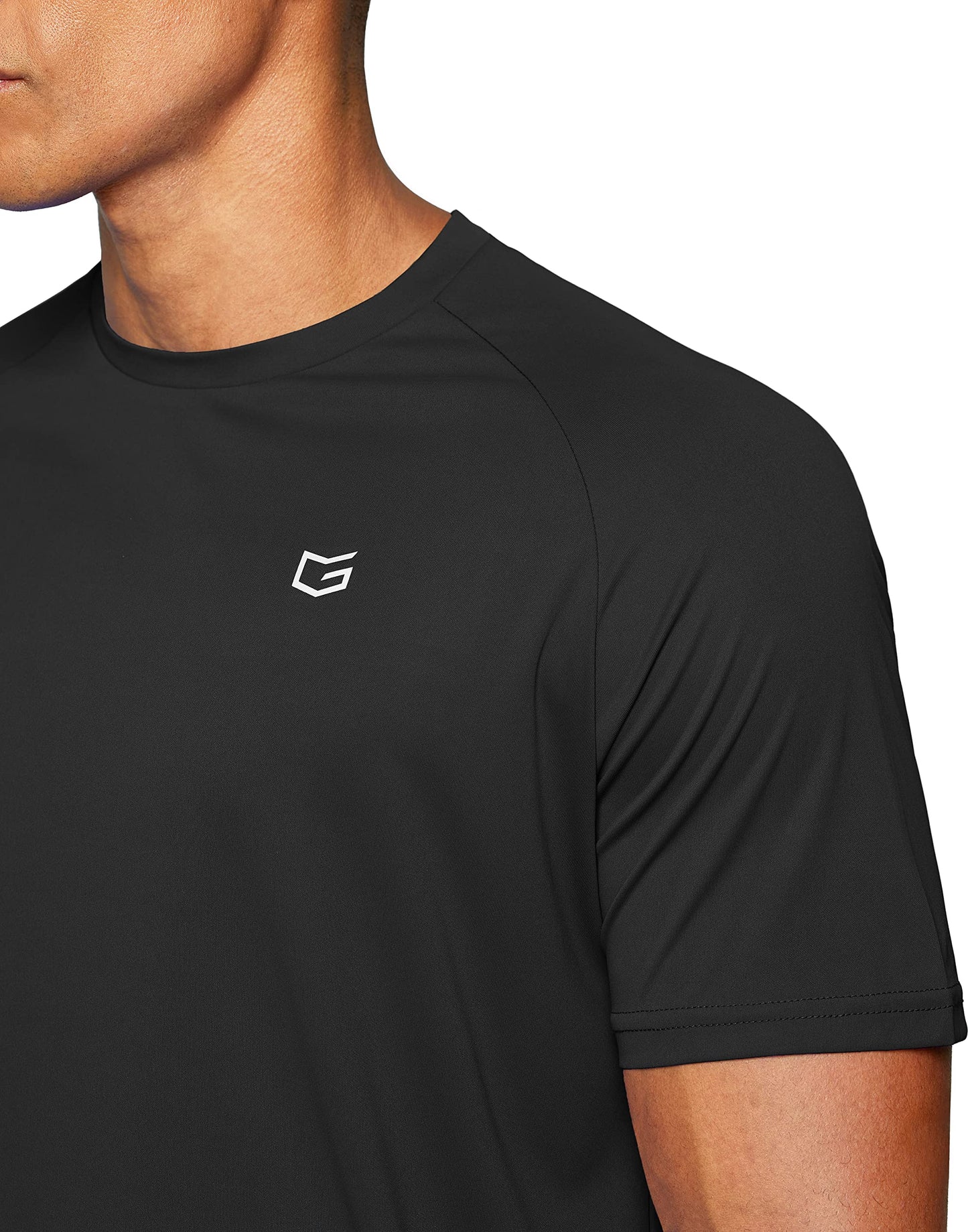 Men's Dry Fit Short Sleeve T-Shirt Crewneck Lightweight Tee Shirts for Men Workout Athletic Casual