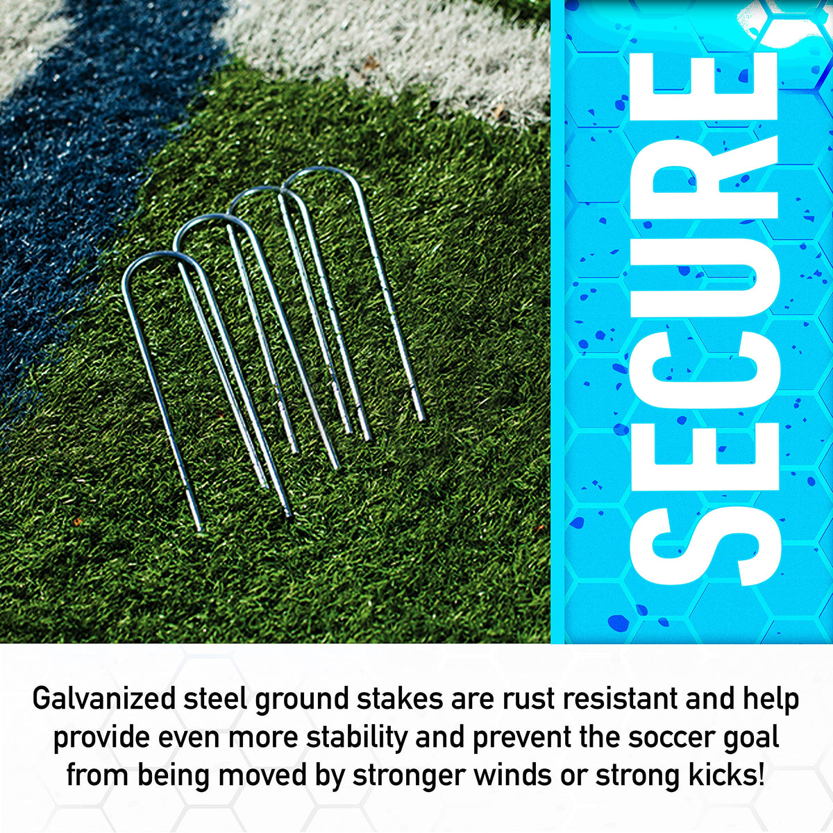 Franklin Sports Black Folding Soccer Goal - 4' x 6'