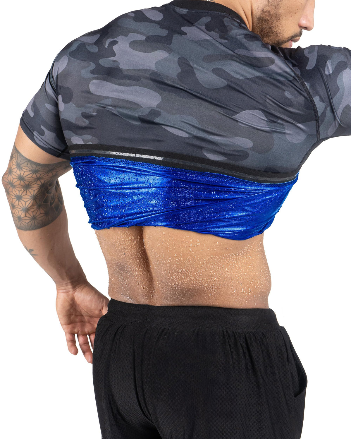 Kewlioo 3 Pack Sauna Shirt for Men - Original Heat Trapping Sweat Vest, Sauna Suit For Men, Compression Workout Sweat Suit for Gym, Workouts