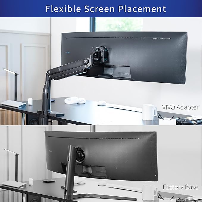 VIVO Deep Recessed VESA Adapter Plate Bracket Designed for Samsung Odyssey Neo G9, G95NA, and Odyssey G9 Monitors, VESA 100x100, Mount-SG9