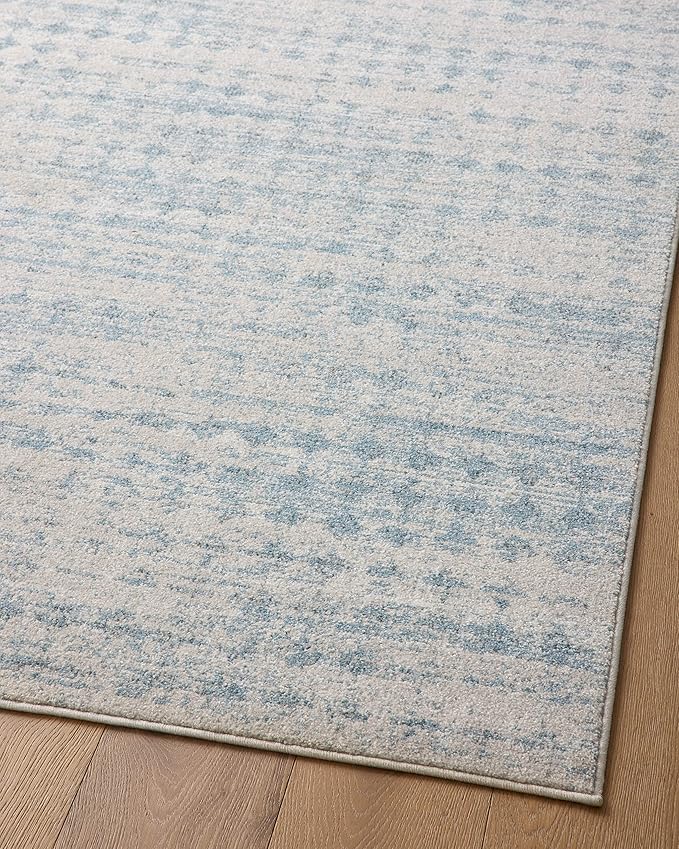 Loloi Kamala Collection KAM-04 Sky/Dove 9'-2" x 13' Area Rug