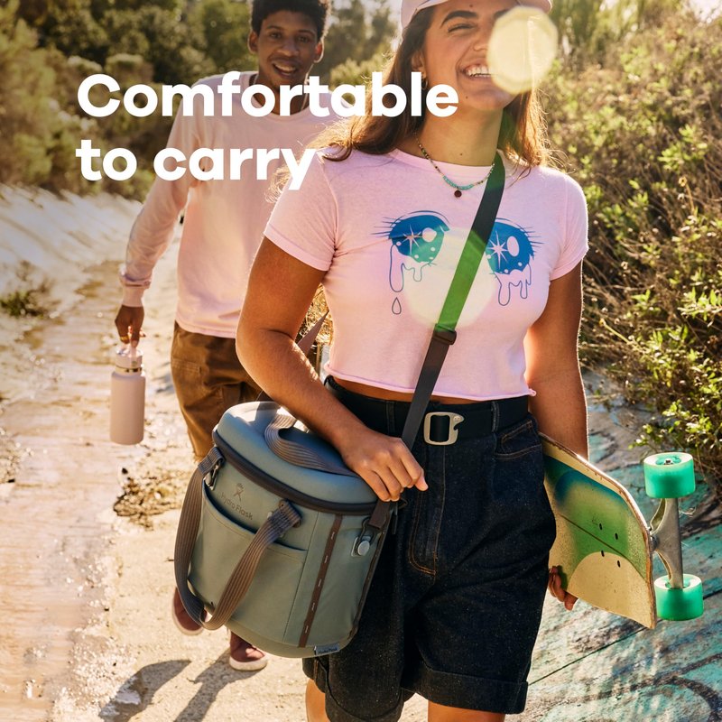 Hydro Flask Carryout Cooler - Insulated Portable Soft Cooler - 10 L Capacity in Oat