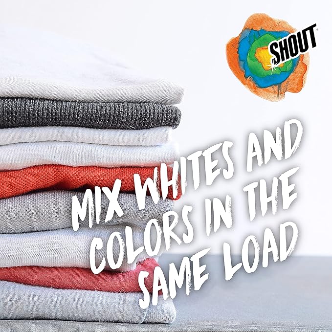 Shout Color Catchers for Laundry, Allow Mixed Washes, Prevents Color Runs and Maintains Original Clothing, 72 Count - Pack of 2 (144 Total Sheets)