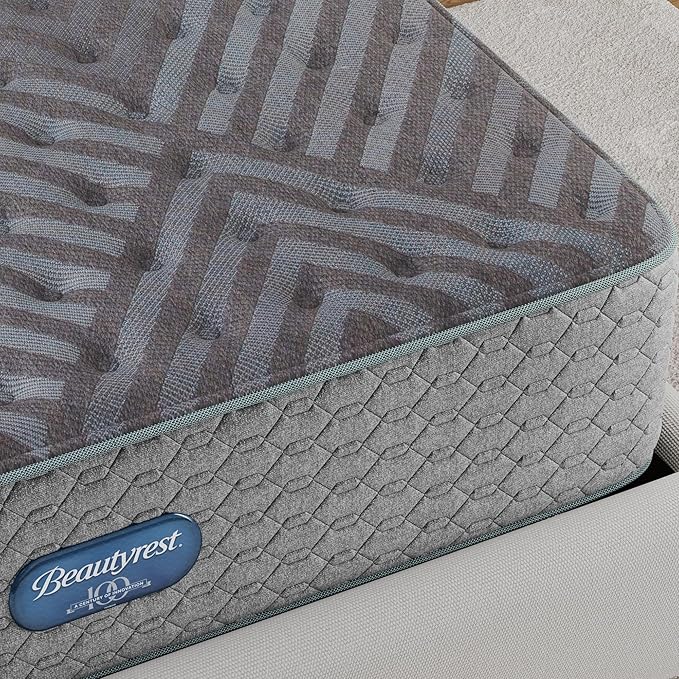 Beautyrest Days End Plush 14" Mattress - Twin - Cooling Tech, Supportive Durable Pocketed Coils, Pressure Relief, Motion Separation; 100 Night Sleep Trial and 10 Year Warranty
