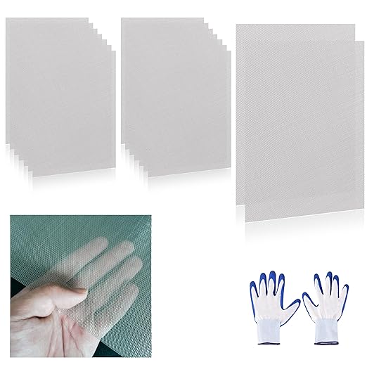 16 Pcs 13x9 40 Mesh 304 Stainless Steel Wire Mesh Sheet, Rustproof Metal Mesh