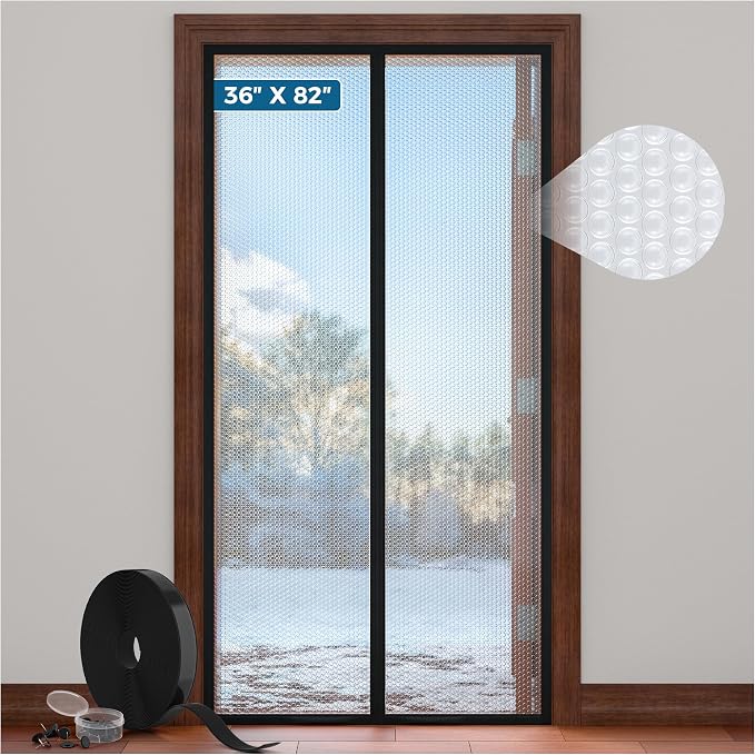Magnetic Thermal Insulated Door Curtain