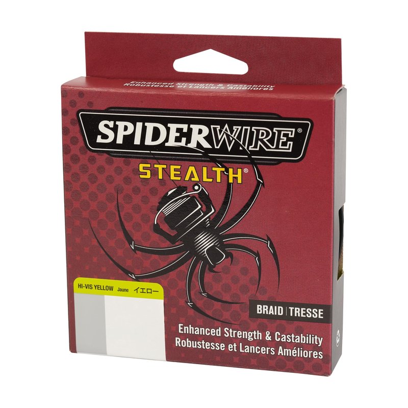 SPIDERWIRE SCS6Y-125 Stealth, 125-Yard/6-Pound, Hi-Vis Yellow