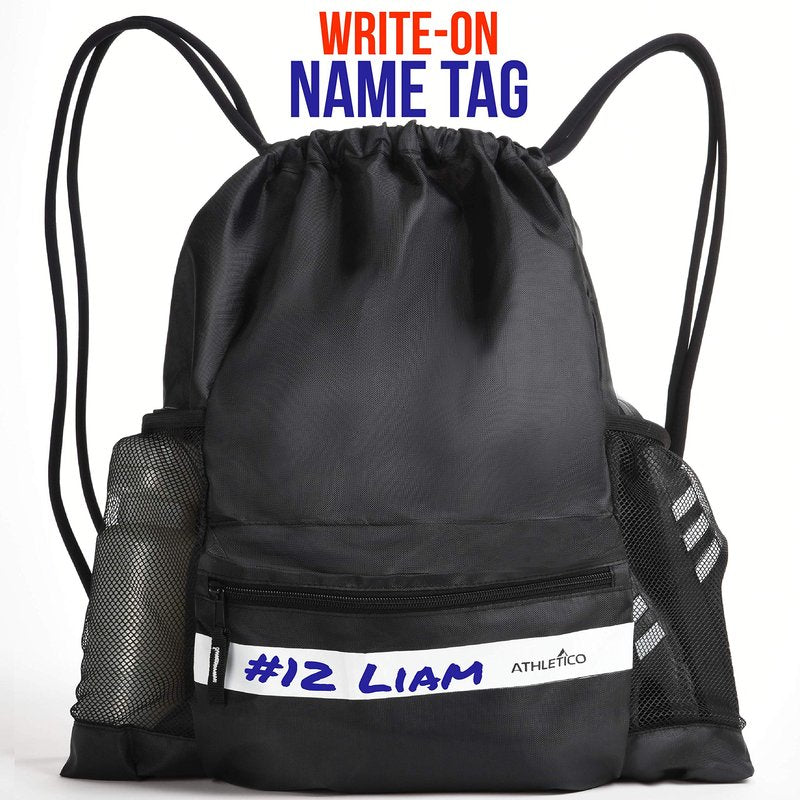 Athletico Drawstring Soccer Bag - Soccer Backpack For Boys or Girls Can Also Carry Basketball or Volleyball